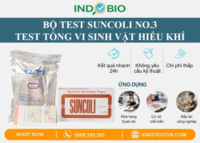 Phương pháp test nhanh tại hiện trường - Giấy test Suncoli No.3
