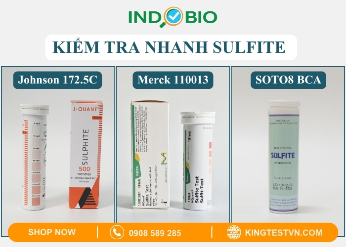Giải pháp kiểm tra sulfite nhanh tại hiện trường