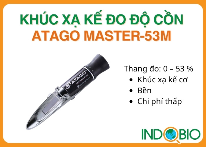 khúc xạ kế đo độ cồn Atago Master-53M