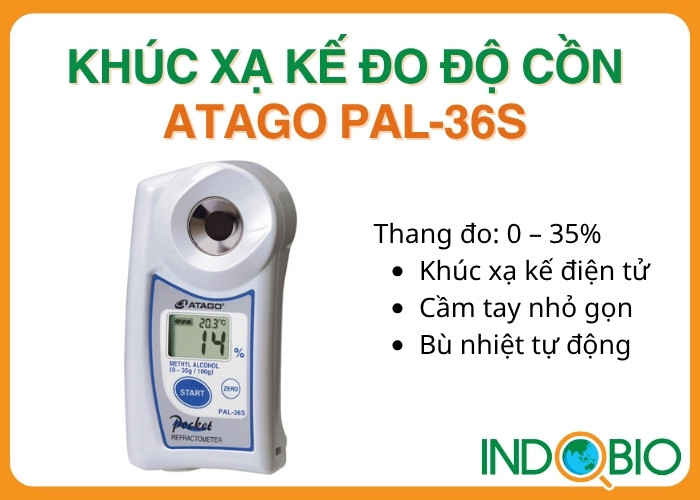 khúc xạ kế đo độ cồn Atago PAL-36S