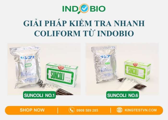 Giải pháp kiểm tra nhanh coliform từ INDOBIO
