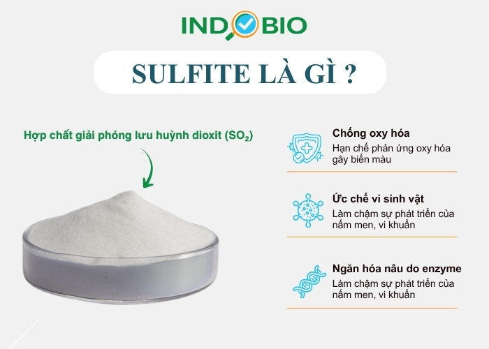 Sulfite trong thực phẩm là gì?