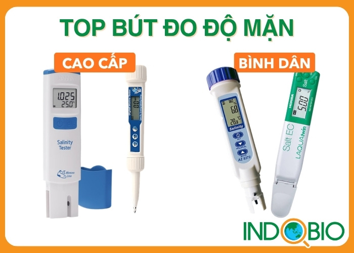 Top các bút đo độ mặn chính xác, giá rẻ hiện nay
