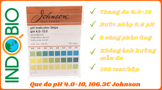 que thử độ ph 4.0-10.0, 106.3c Johnson