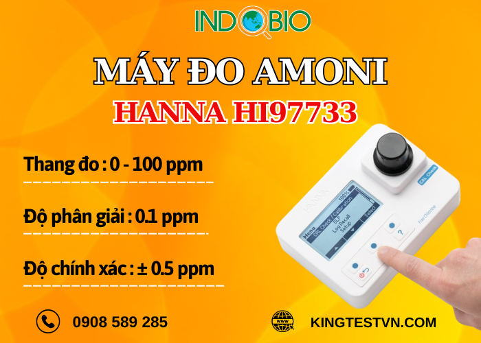 Máy đo Amoni Hanna HI97733