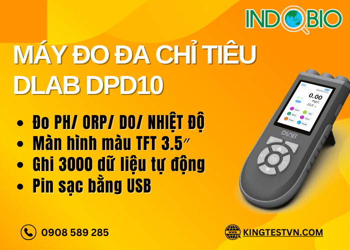 Máy đo nước đa chỉ tiêu Dlab DPD10