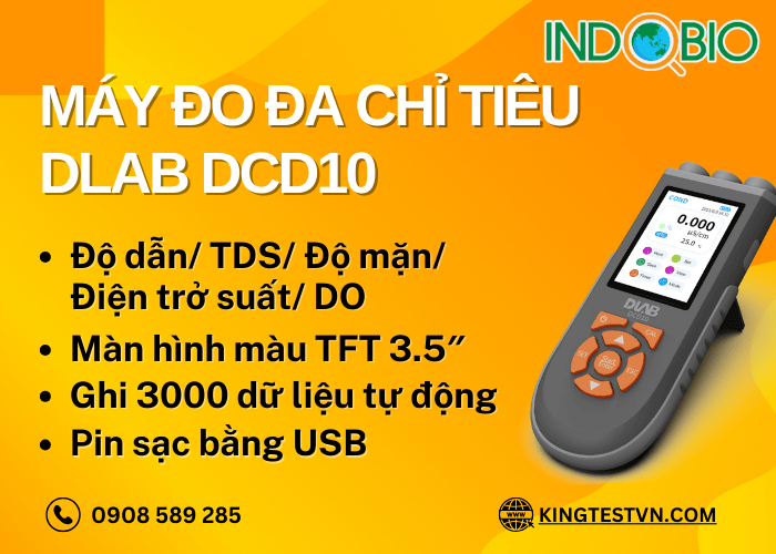 Máy phân tích nước đa chỉ tiêu Dlab DCD10