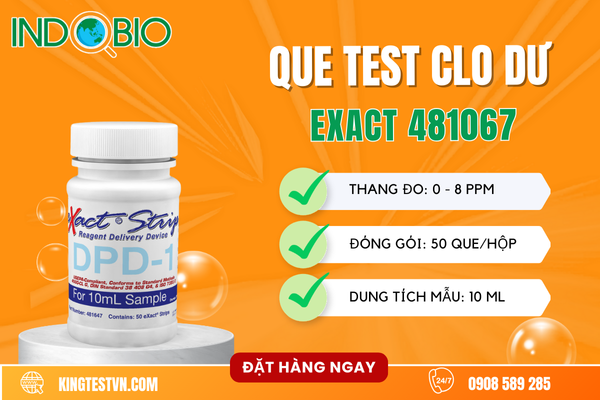 Que đo clo dư trong nước eXact 481647 