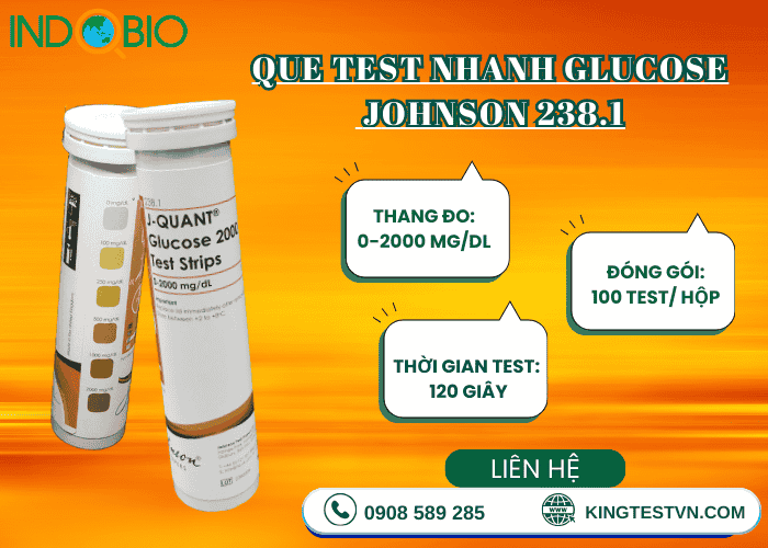 Test glucose Johnson 238.1 là gì?
