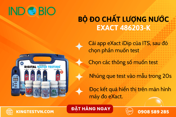 Cách sử dụng bộ dụng cụ đo chất lượng nước eXact 486203-K