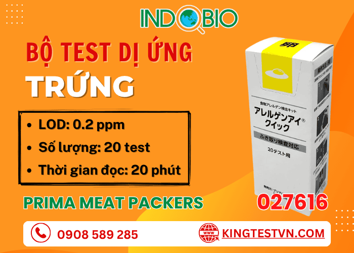 Bộ bộ test dị ứng trứng 027616
