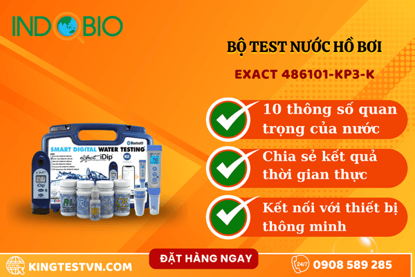 Bộ test nước hồ bơi eXact 486101-KP3-K