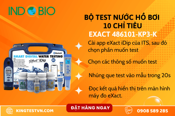 Cách sử dụng bộ test nước hồ bơi eXact 486101-KP3-K
