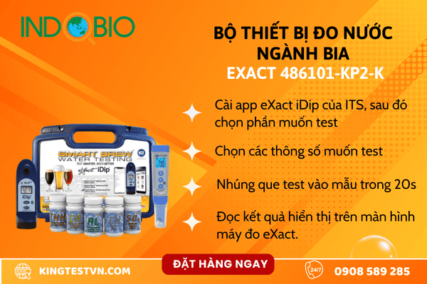 Bộ thiết bị đo nước ngành bia eXact 486101-SB3-K