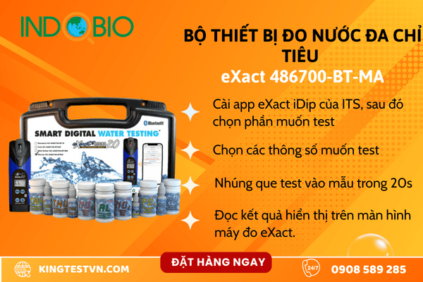 Bộ thiết bị đo nước đa chỉ tiêu eXact 486700-BT-MA