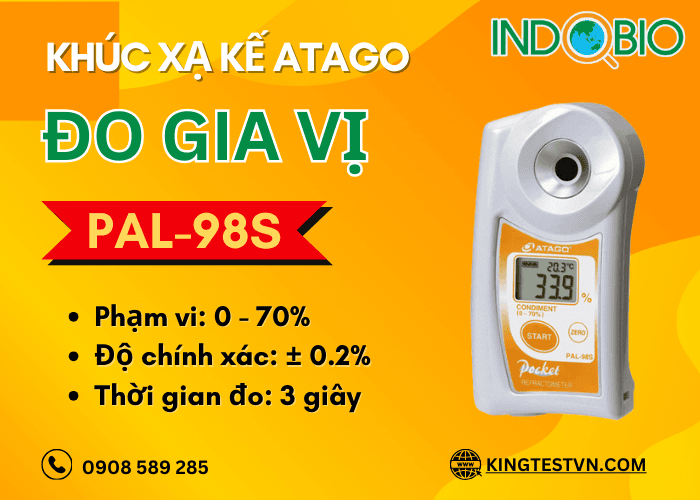 Khúc xạ kế đo gia vị Atago PAL-98S