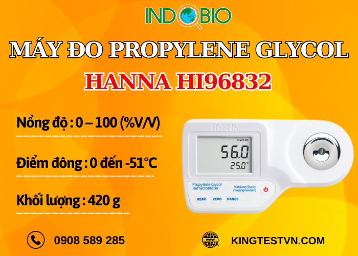 Khúc xạ kế đo Propylene Glycol Hanna HI96832
