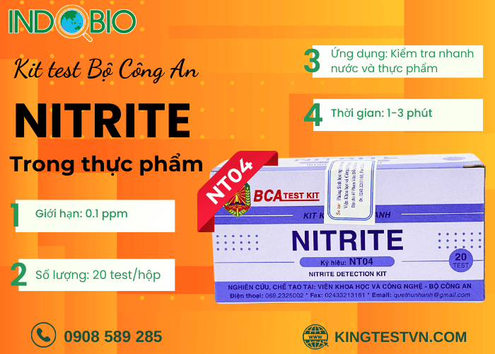 Kit test Nitrit NT04 - BCA