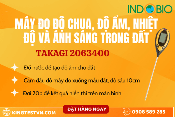 máy đo độ chua của đất Takagi 2063400