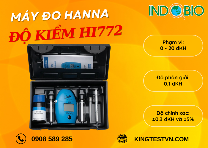 Máy đo độ kiềm trong nước Hanna HI772