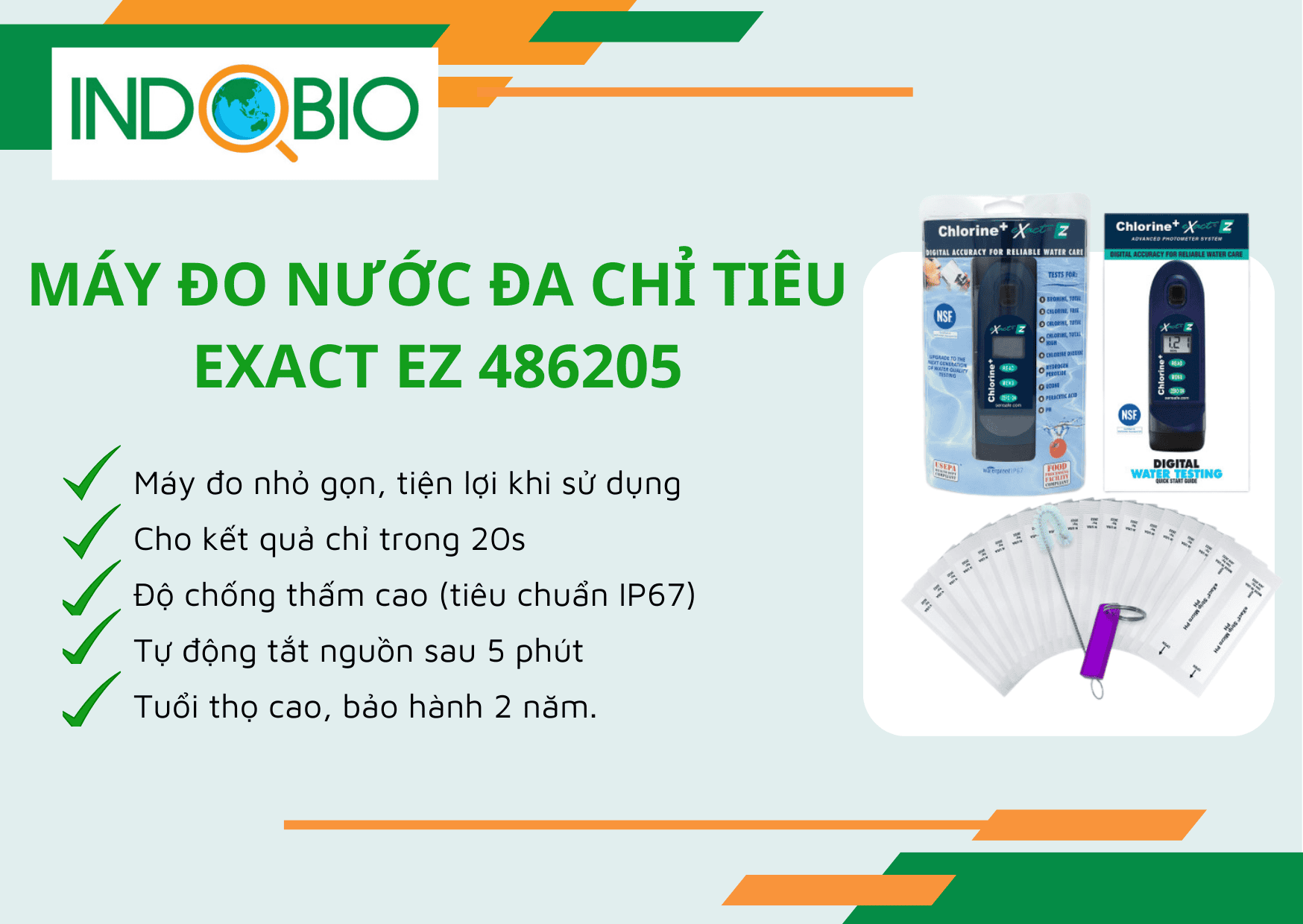 Máy đo nước đa chỉ tiêu eXact EZ 486205