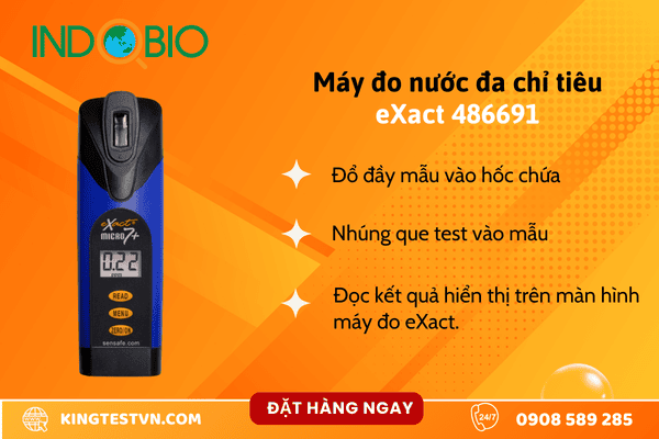 Máy đo nước đa chỉ tiêu eXact Micro 7+