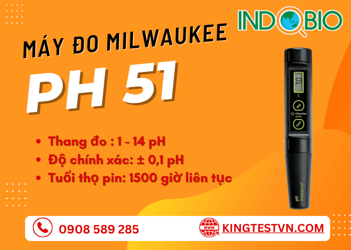 Máy đo pH Milwaukee pH51