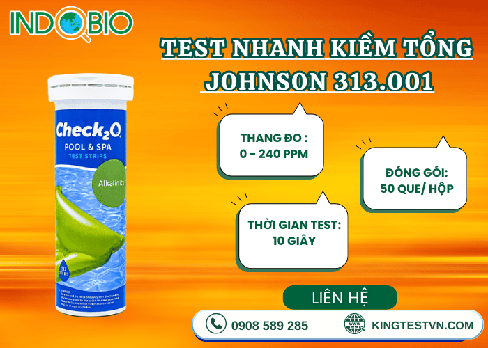 Vì sao nên chọn que test độ kiềm tổng Johnson 313.001 ?