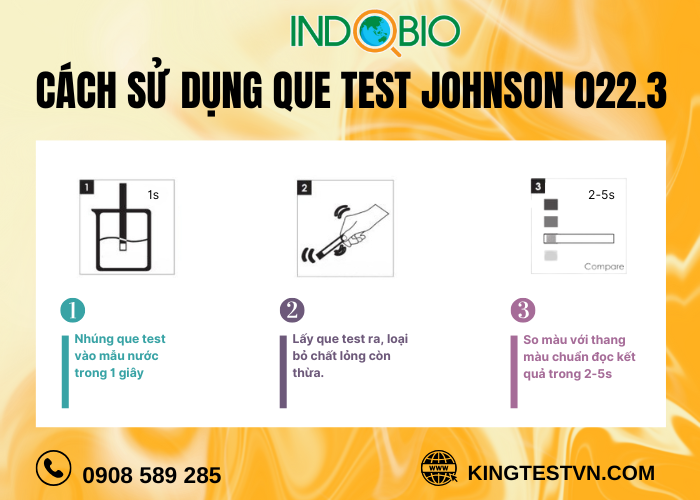 Cách test pH với 022.3: