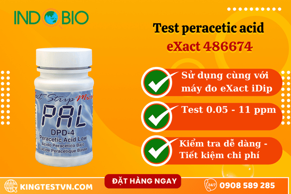Que test axit peracetic eXact 486674