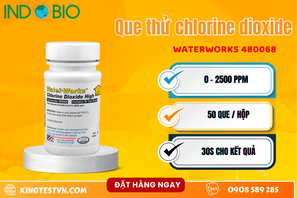 Que test chlorine dioxide WaterWorks 480068