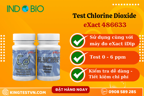 Bộ que test clo dioxit eXact 486633