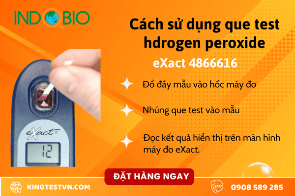 Que test hydrogen peroxide eXact