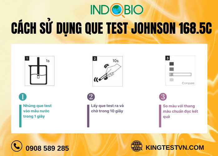 Sử dụng Test thử Peracetic 168.5C&nbsp;như thế nào?