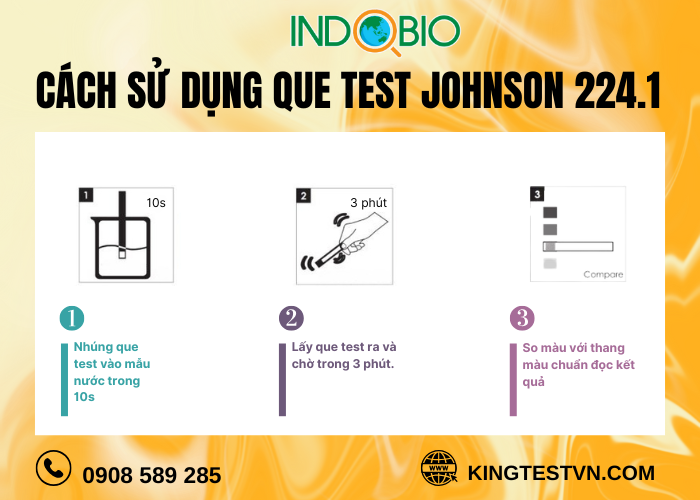 Cách kiểm tra phosphat với test PO4 224.1