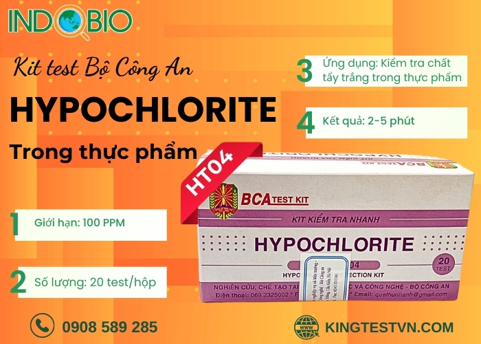 Bộ kit test Hypoclorid HT04