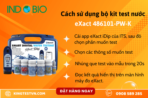 Cách sử dụng bộ kit test nước eXact 486101-PW-K