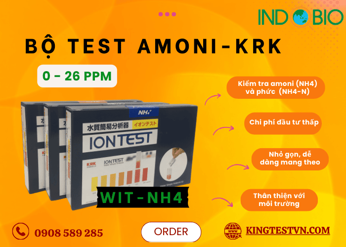 Bộ test NH4 ( Amoni ) WIT-NH4