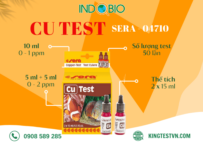 bộ test nước sera Cu 04710