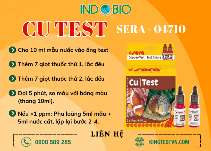 bộ test nước sera Cu 04710