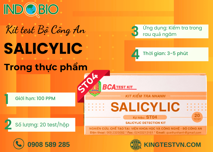 kit thực phẩm&nbsp;salicylic ST04