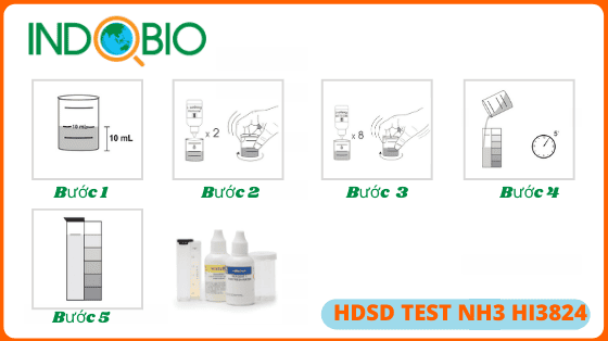 Kit test NH3 HI3824 Hanna