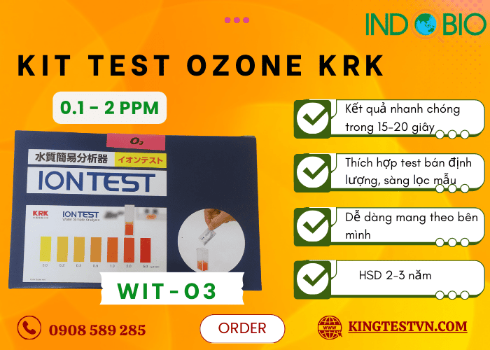 Bộ test kit ozone wit-o3