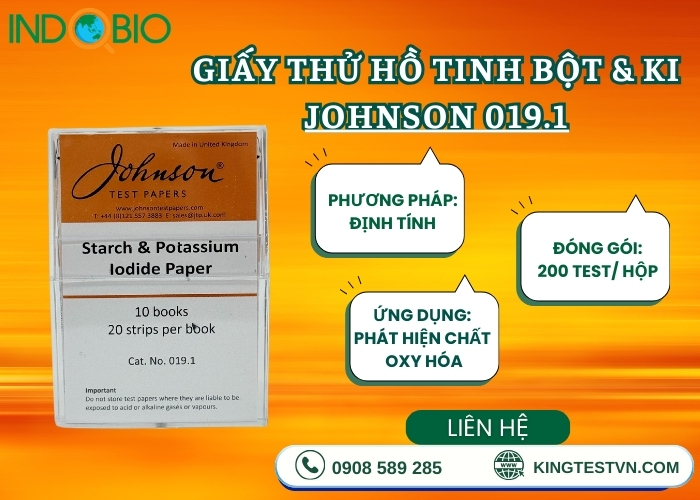 GIẤY THỬ HỒ TINH BỘT VÀ KI 019.1