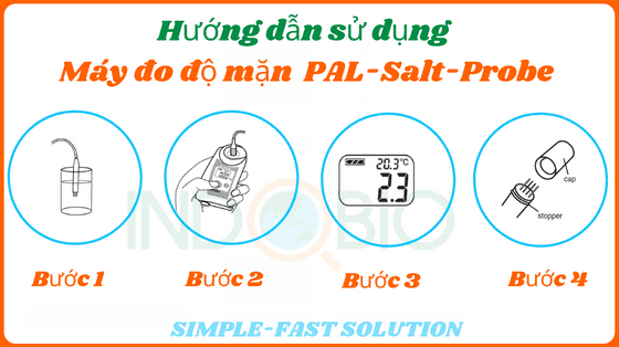 Cách sử dụng khúc xạ kế đo độ mặn PAL-SALT-PROBE