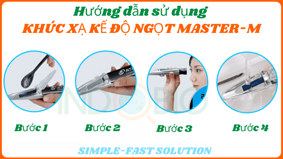Khúc xạ kế đo độ ngọt Master-M