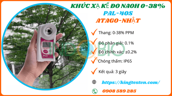 Khúc xạ kế đo NaOH Atago PAL-40S