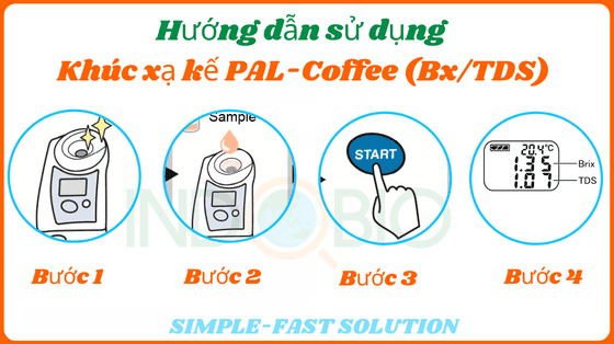 Cách sử dụng máy đo độ ngọt/tds pal-coffee-bx-tds