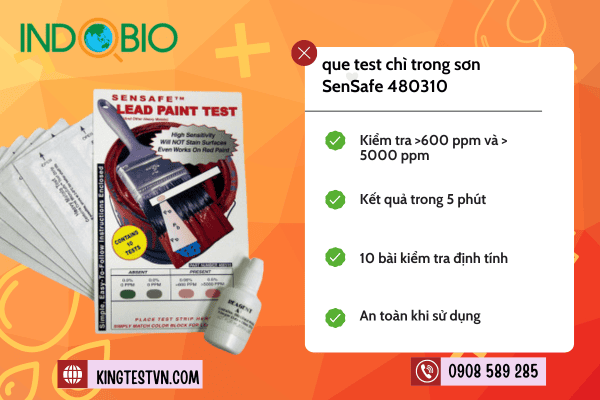 Que thử chì trong sơn SenSafe 480310