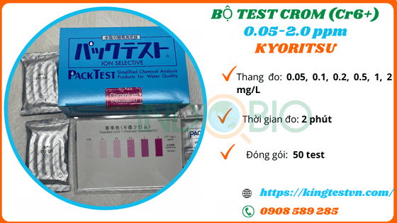 Packtest crom tổng WAK-CR6+